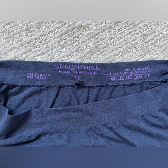Seraphine navy maternity leggings, XL (~US 12) - Picture 5 of 5